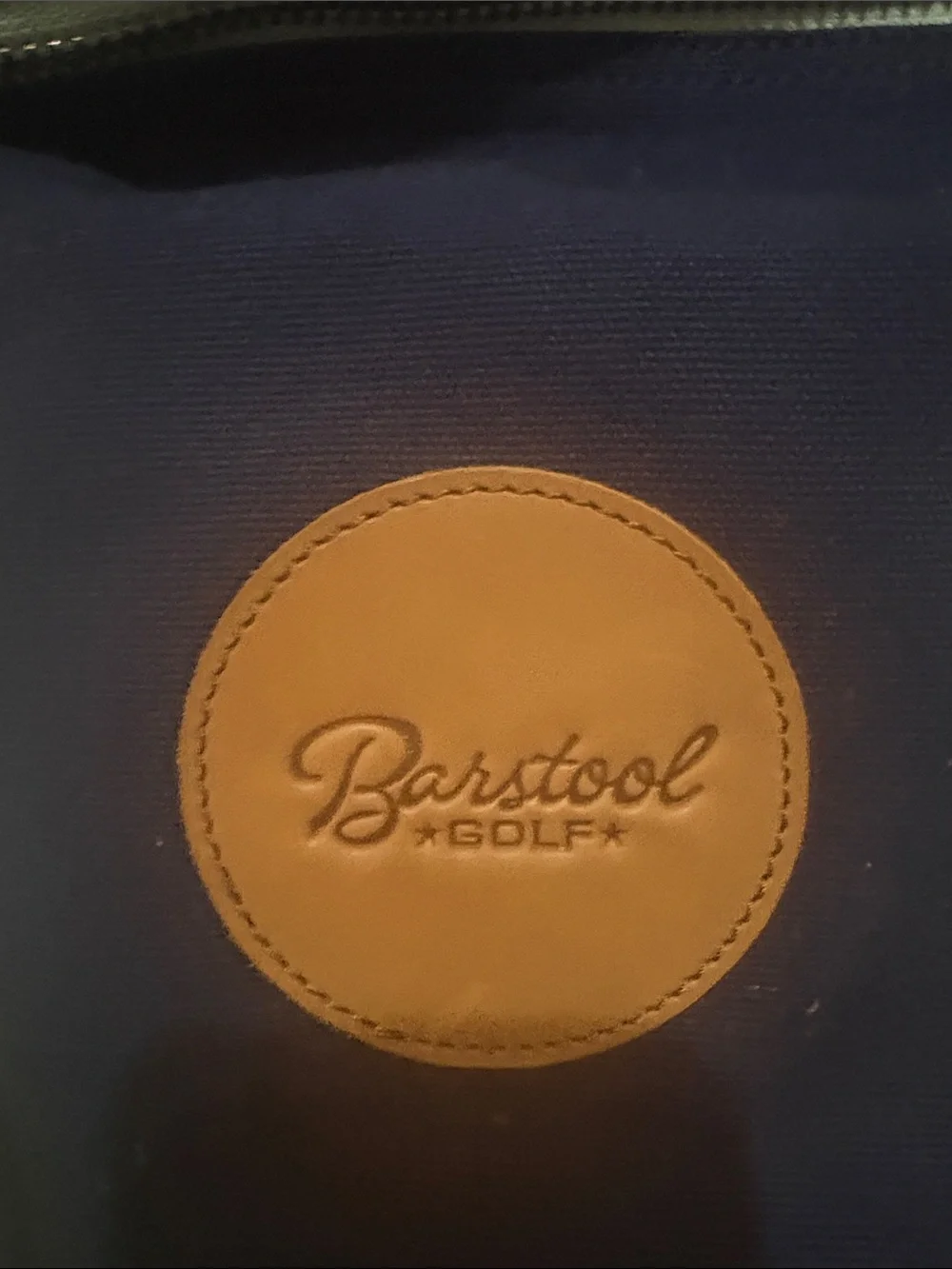 Barstool Golf Limited Edition Navy Canvas Duffel Bag Weekender Travel